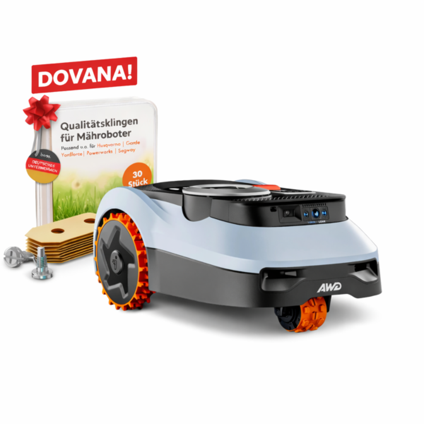 Segway Navimow i220E LiDAR PRO AWD vejos robotas, 20 arų